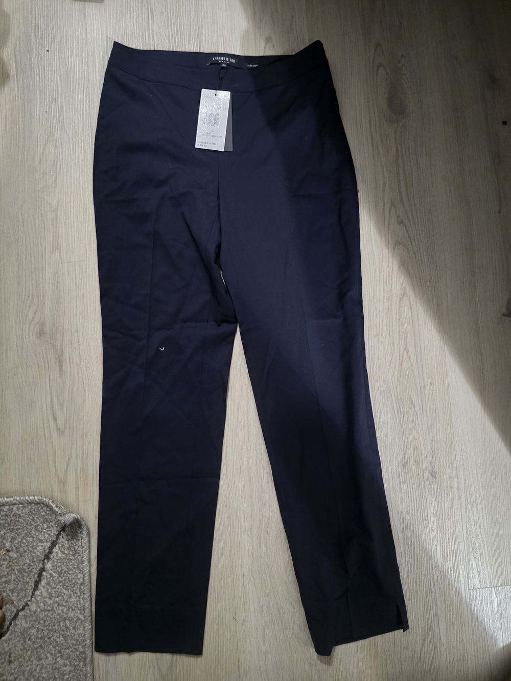 $378 Lafayette 148 New York Men's Navy Dress Pants